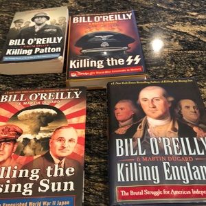 A 4 pack of the killing series by Bill o’Reilly